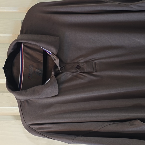 CHAMPION BRAND MENS BIG AND TALL BROWN SHORT SLEEVE POLO SHIRT SIZE 3XL - Picture 1 of 10